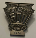 1997 Indianapolis 500 Silver Pit Badge