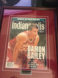 Framed 1994 Damon Bailey Indianapolis Monthly Magazine - Vintage Indy Sports