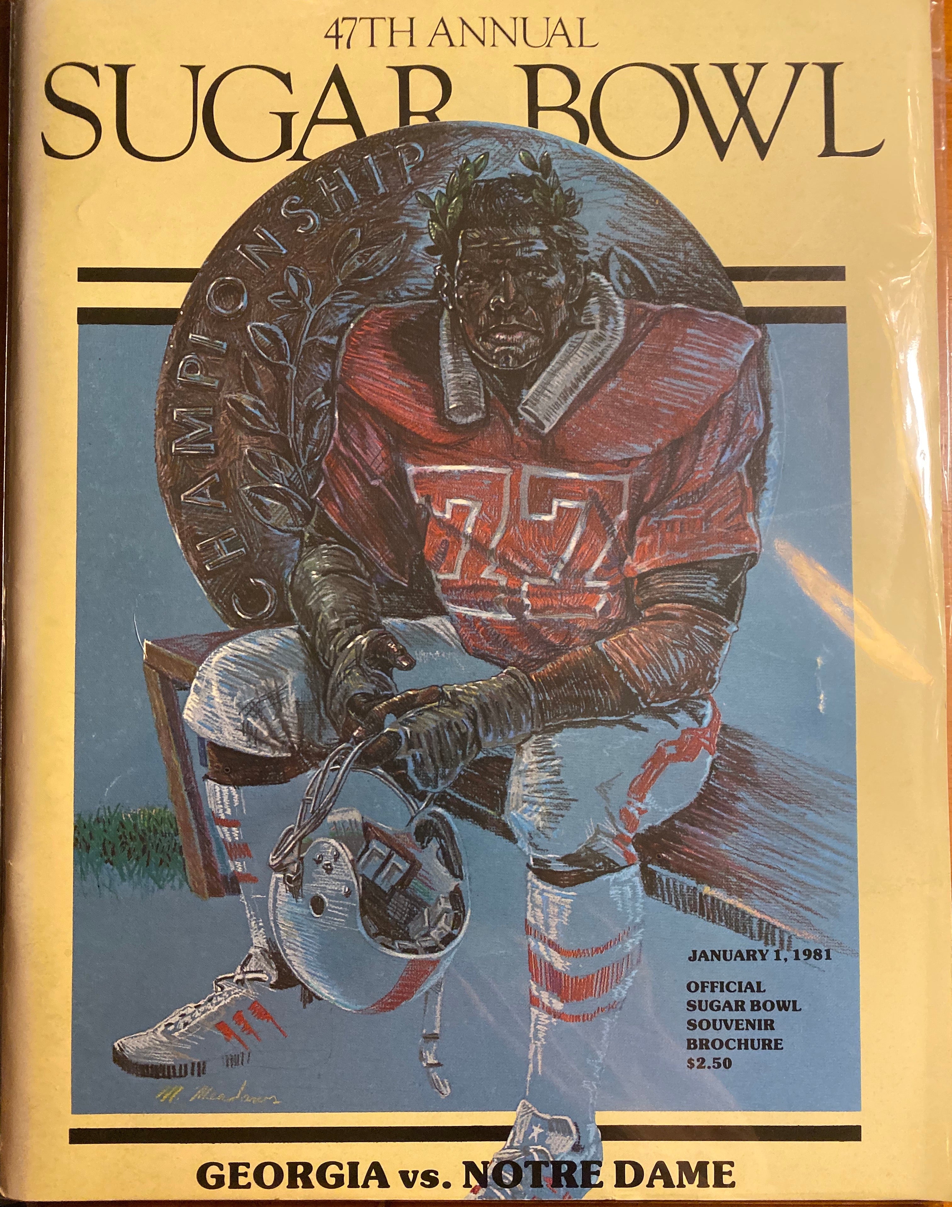 58th Annual Sugar Bowl Classic ~ January 1, 1992 - Sugar Bowl