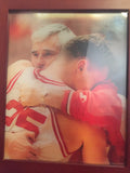 Bob Knight Hugging Son Pat Hologram Photo, Steiner LOA - Vintage Indy Sports