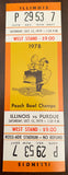 1979 Illinois vs Purdue Football Full Ticket
