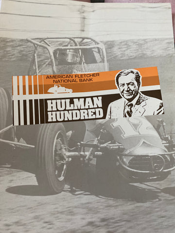1981 Hulman hundred race program