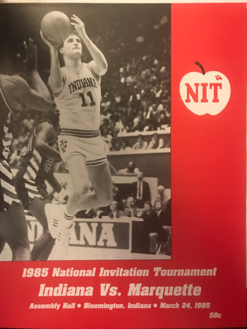 1985 NIT Program, Indiana vs Marquette