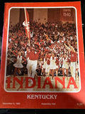 1980 Kentucky vs Indiana University Basketball Program