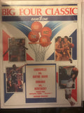 1989 Big Four Classic Program, Hoosier Dome, Indiana, Kentucky, Louisville, Notre Dame - Vintage Indy Sports