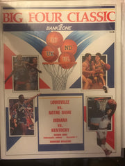 1989 Big Four Classic Program, Hoosier Dome, Indiana, Kentucky, Louisville, Notre Dame