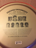 1976 Indiana University Bob Knight NCAA Basketball Champions Coca Cola Tray - Vintage Indy Sports