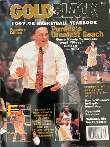 1997-98 Purdue Gold & Black Basketball Yearbook