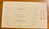 1941 USC vs Notre Dame Football Ticket Stub