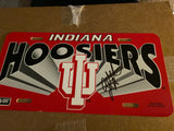 AJ Guyton Autographed Indiana University License Plate