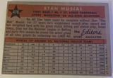 1958 Topps Stan Musial Sport Magazine All Star Baseball Card #476, VG-EX