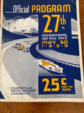 1939 Indianapolis 500 Race Program