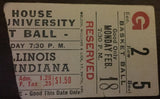 1952 Illinois vs Indiana College Basketball Ticket Stub - Vintage Indy Sports