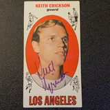 1969 Topps Keith Erickson Autographed Rookie Basketball Card #29