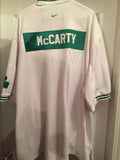 Walter McCarty Game Used Boston Celtics Warm Up Jacket - Vintage Indy Sports