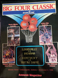 1988 Big Four Classic Basketball Program, Indiana University , Louisville, Kentucky, Notre Dame