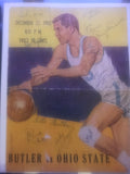 1962 Ohio State vs Butler Basketball Program, autographed by Ohio State Players - Vintage Indy Sports