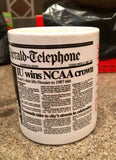 1987 Indiana University Basketball NCAA Basketball Champions Headline Mug - Vintage Indy Sports