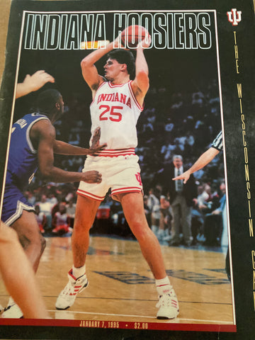 1995 Wisconsin vs Indiana University  Basketball Program