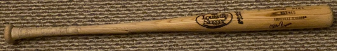 Skeeter Barnes Cincinnati Reds Game Used & Autographed Baseball Bat
