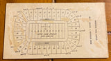 1935 Northwestern vs Notre Dame Football Ticket Stub