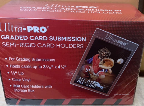 Ultra Pro Graded Card Semi Rigid Card Holders 200 Ct. Box