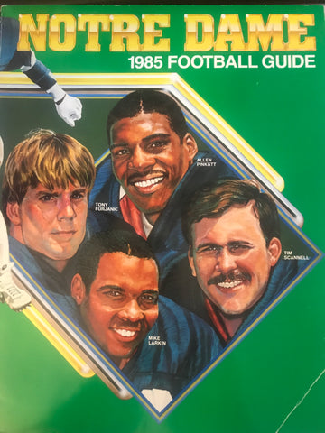 1985 Notre Dame Football Guide
